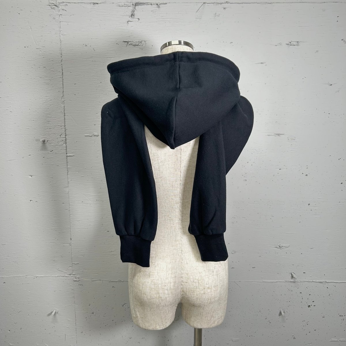 hoodie muffler(black) | PROVOKE design boutique