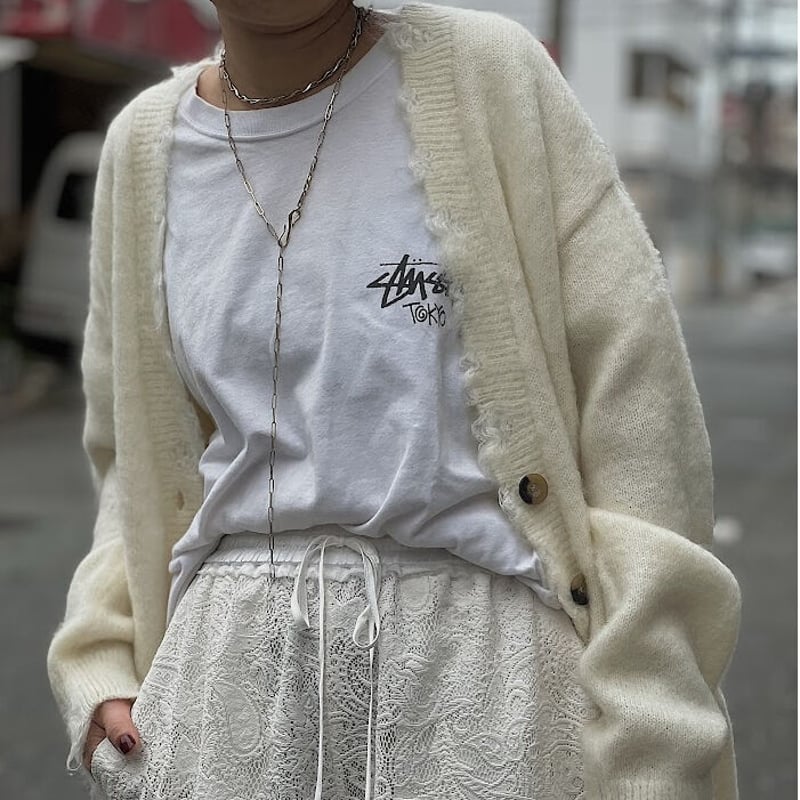 frayed VN cardigan(offwhite) | PROVOKE design b...