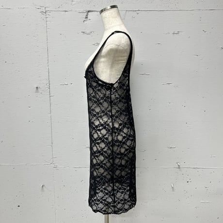 stretch lace cami dress