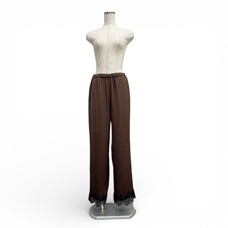 【ARCHIVE STANCE】satin stripe easy pants