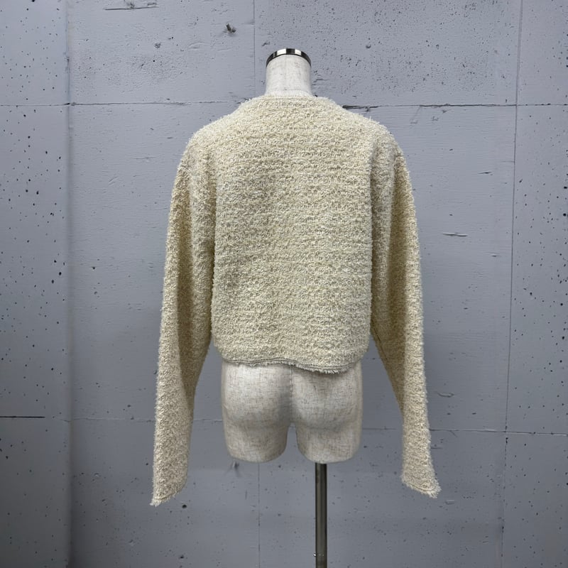 ジャケット・アウター ARCHIVE STANCE no_collar knit jacket ARCHIVE STANCE】no-collar knit jacket | STORE b