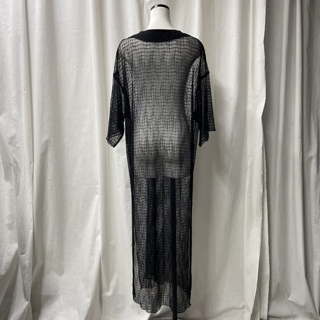 【special price】　vintage like maxi dress(black)