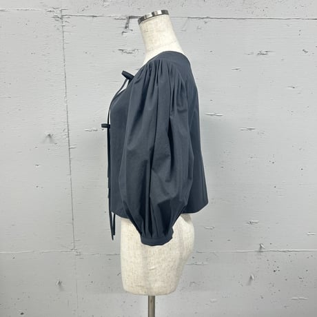 【special price】typewriter puff-S blouse