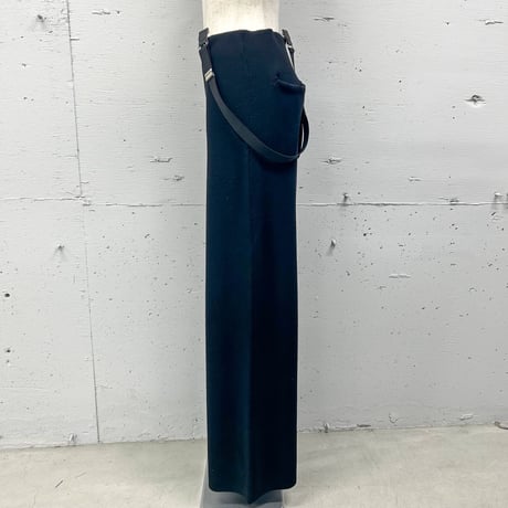 suspenders knit pants