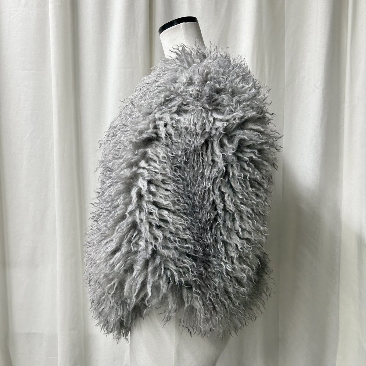 fake fur bolero(gray) | PROVOKE design boutique