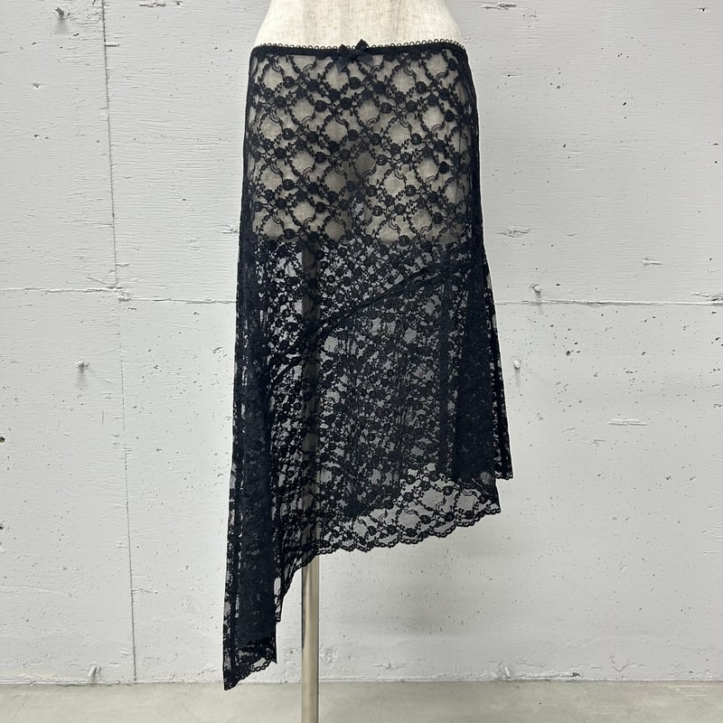 美品【PROVOKE】stretch lace asymmetry skirt stretch lace asymmetry SK | PROVOKE design bout