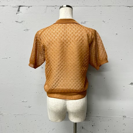 sheer knit Polo S
