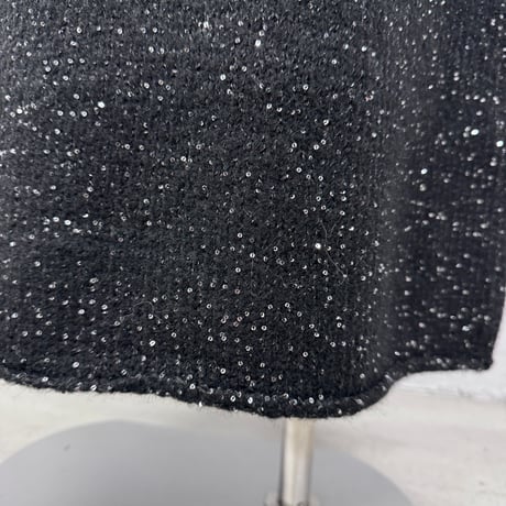 sequins　knit camisole dress