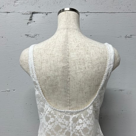 stretch lace cami dress