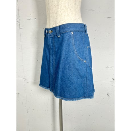 【special price】　denim mini skirt(blue)