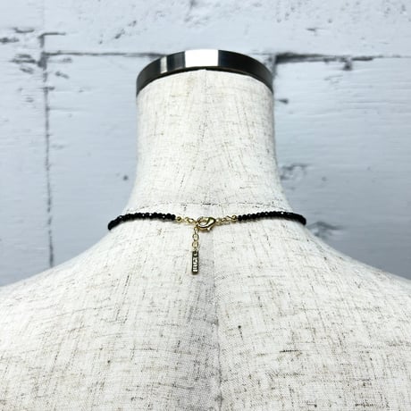 beads ribbon choker