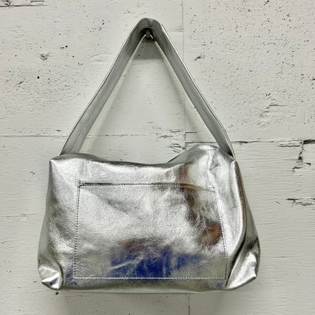 【blancle】M.LEATHER THICK HANDLE HALF SH(silver)