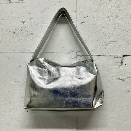 【blancle】M.LEATHER THICK HANDLE HALF SH(silver)