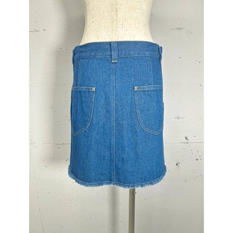 【special price】　denim mini skirt(blue)