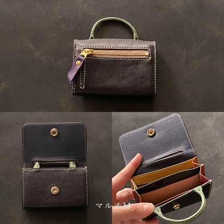 ウォレットバッグ　Wallet bag S  マルチ K～M【kura】世界でたった１つ「Only one product in the world」
