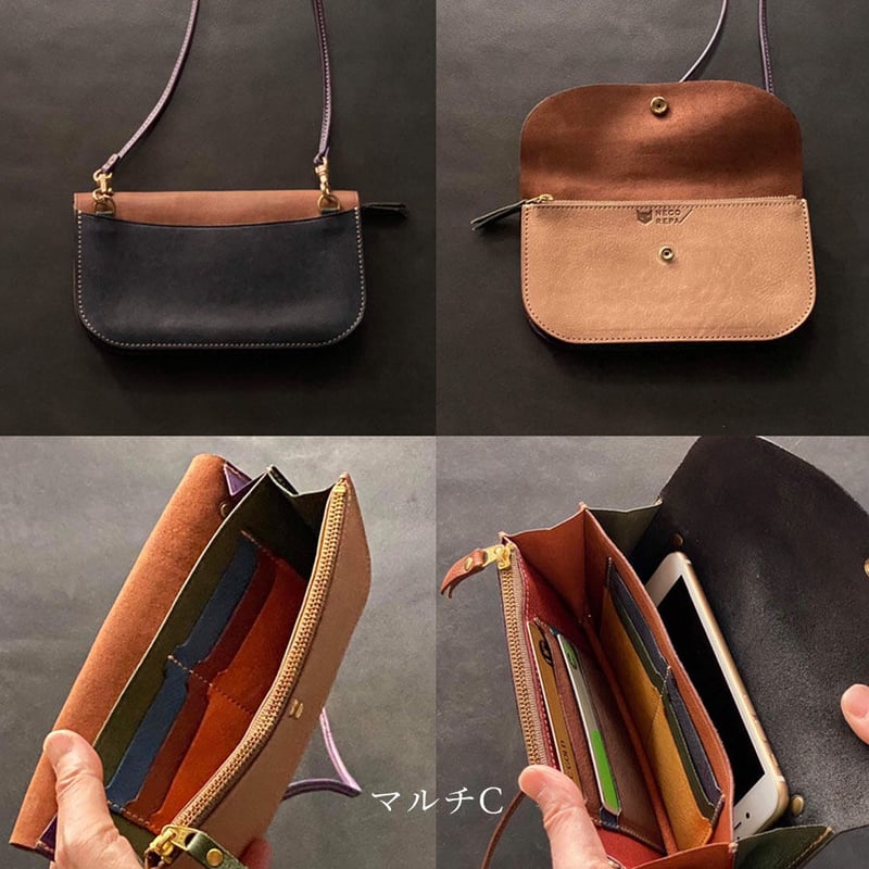 アコーディオンポシェット マルチ A～E【kura】世界でたった1つ「Only