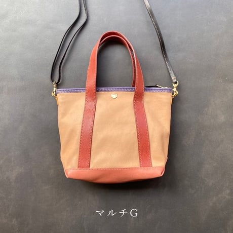 2WAY MINI TOTE BAG　2wayミニトートバッグ　マルチG～K【kura】世界でたった１つ「Only one product in the world」