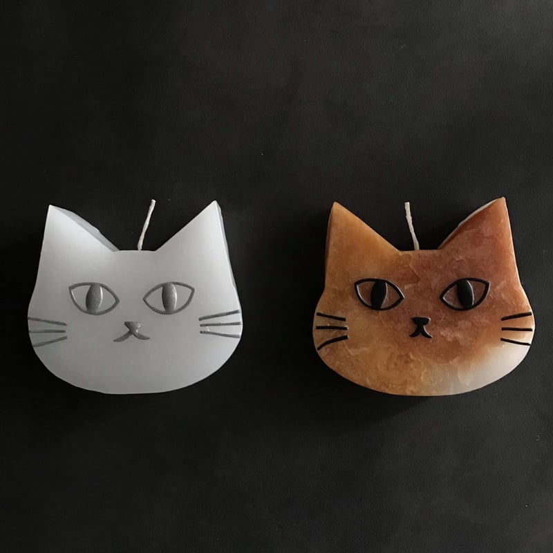 ネコ型 キャンドル 【sabi】 | NECOREPA STORE