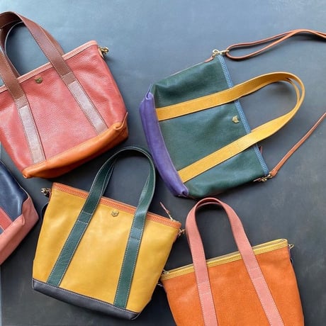 2WAY MINI TOTE BAG　2wayミニトートバッグ　マルチG～K【kura】世界でたった１つ「Only one product in the world」