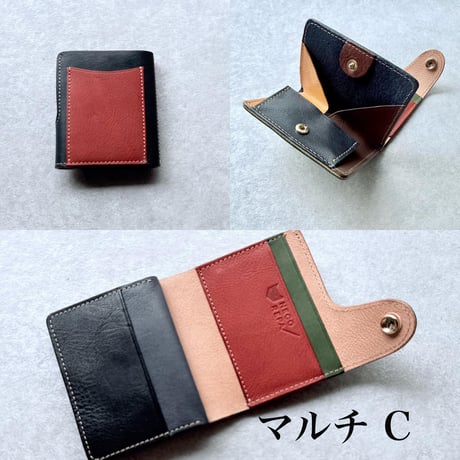 ミニウォレット　マルチA～E【kura】世界でたった１つ「Only one product in the world」