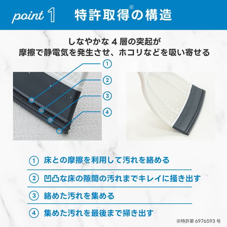 掃除時間を楽しくする スリージャルビ プロ プラス スーパーハンディホウキ　3JALBI