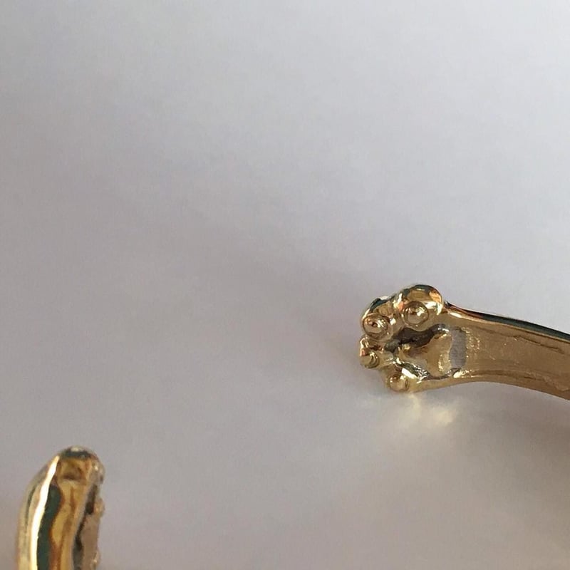 SAVE THE CAT 真鍮　肉球　ぎゅっとバングル 楽天市場】SAVE THE CAT 真鍮 肉球ぎゅっとバングル 【kura