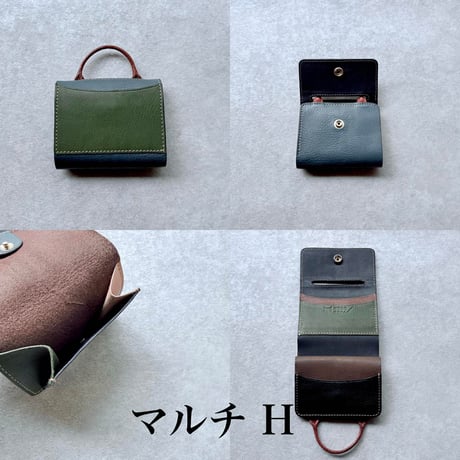 ウォレットバッグ　Wallet bag M マルチ F～J【kura】世界でたった１つ「Only one product in the world」