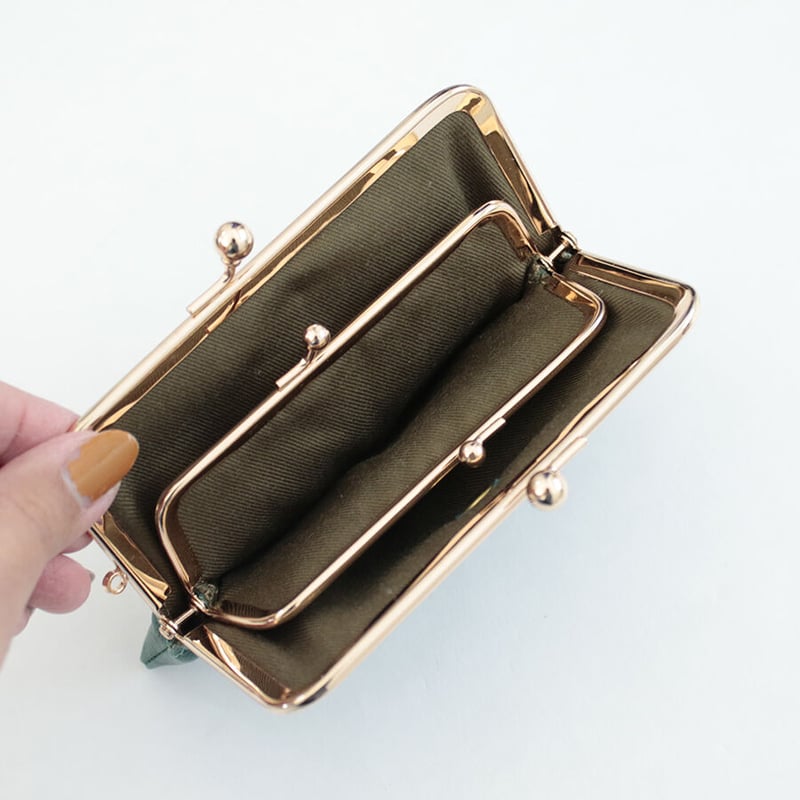 NECOREPA GAMAGUCHI W WALLET がま口ダブルウォレット | NECOR