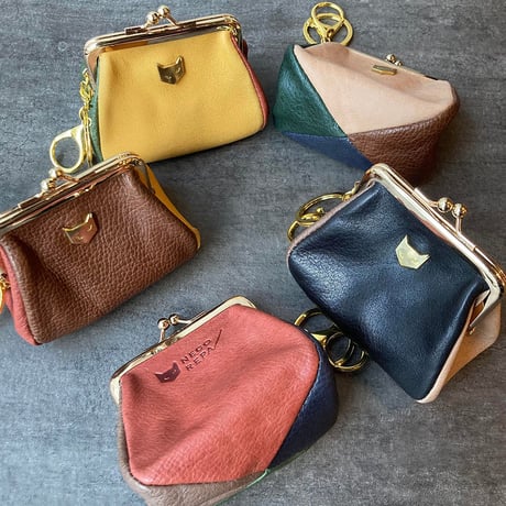 ぷくぷくがま口　S　マルチ21~25【kura】世界でたった１つ「Only one product in the world」