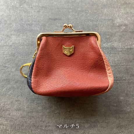 ぷくぷくがま口　S　マルチ1~5【kura】世界でたった１つ「Only one product in the world」