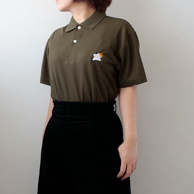 ねこりぱん刺繍ポロシャツ | NECOREPA STORE
