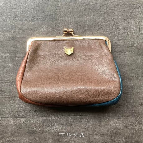 ぷくぷくがま口　L　マルチA~E【kura】世界でたった１つ「Only one product in the world」