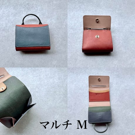 ウォレットバッグ　Wallet bag M マルチ K～O【kura】世界でたった１つ「Only one product in the world」