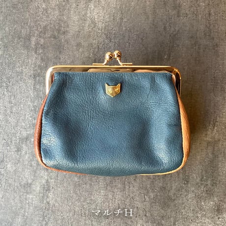 ぷくぷくがま口　L　マルチF~J【kura】世界でたった１つ「Only one product in the world」