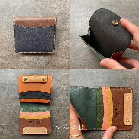 ニュークラシックミニウォレット　マルチA～F　【kura】世界でたった１つ「Only one product in the world」