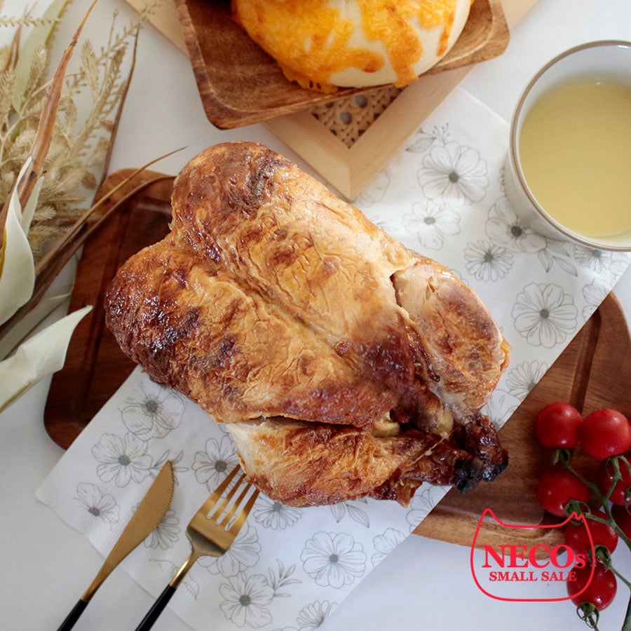 ❄︎ROSE❄︎　　チキン フルサイズ ローストチキン(1羽) & ローストポテト ／ 1 Whole