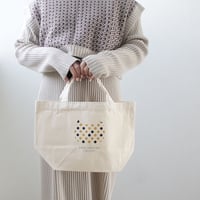 NECOREPA　水玉ネコトートバッグ　S