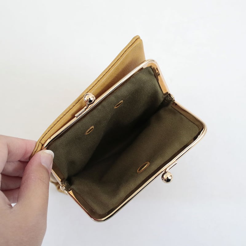 がま口二つ折り財布 | NECOREPA STORE