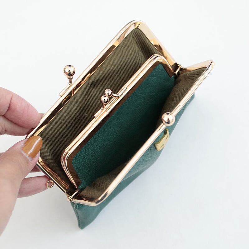 NECOREPA GAMAGUCHI W WALLET がま口ダブルウォレット | NECOR