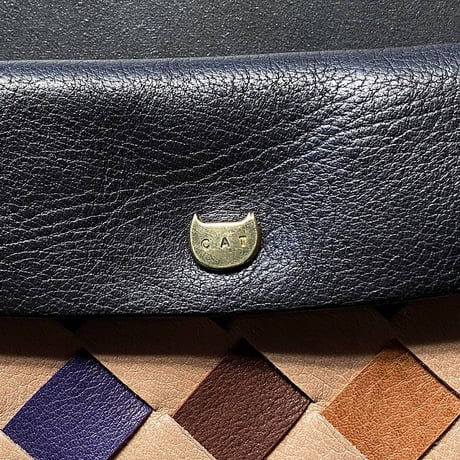 NECOREPA MESH WALLET レザーメッシュウォレット　マルチ6～10【kura】世界でたった１つ「Only one product in the world」