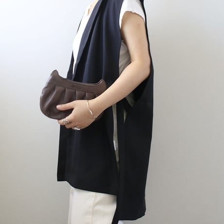 CAT FACE GATHER POCHETTE   SMALL