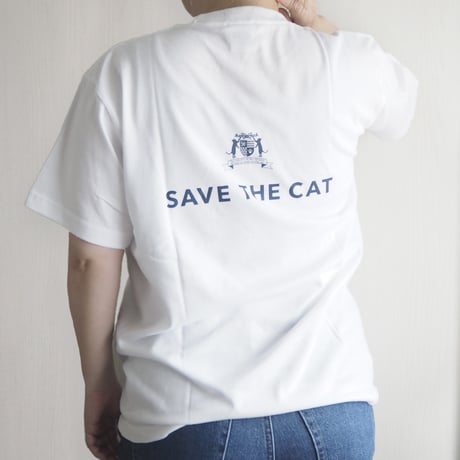 カレッジロゴSAVE THE CAT　Tシャツ