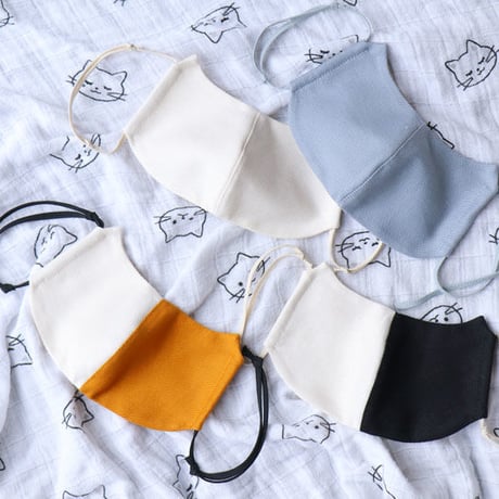 子猫マスク SAVE THE CAT MASK for KIDS ずっと一緒ニャ　子供守る　猫も救うナチュラルコットンで作った繰り返し使える