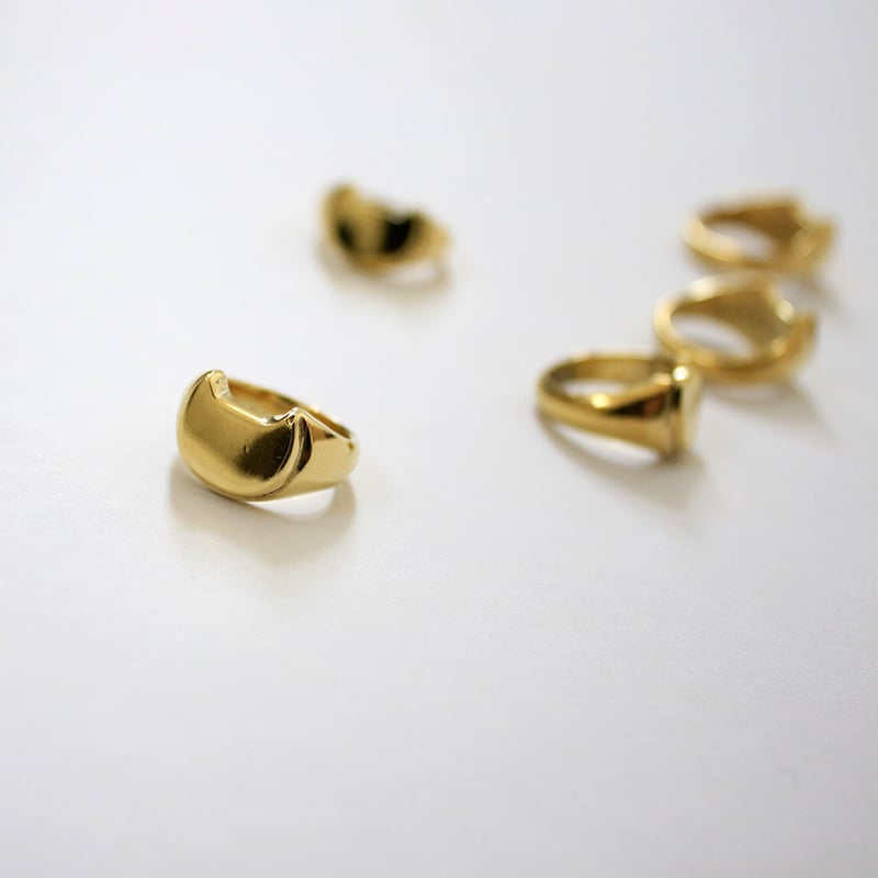 CAT SIGNET RING 真鍮キャットシグネットリング | NECOREPA STORE