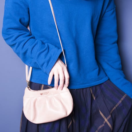 CAT FACE GATHER POCHETTE   SMALL