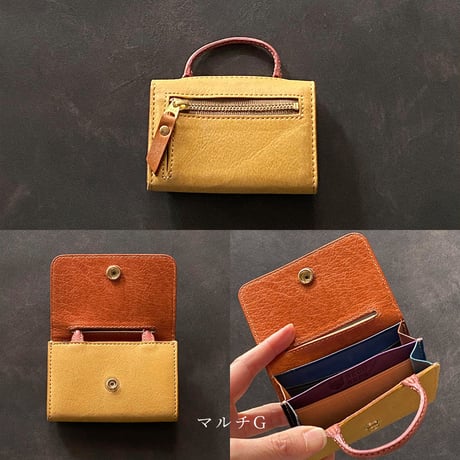 ウォレットバッグ　Wallet bag S  マルチ F～J【kura】世界でたった１つ「Only one product in the world」