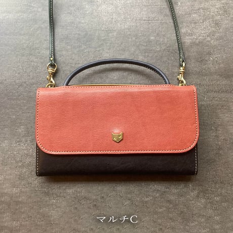 2wayウォレットバッグ　2way wallet bag マルチ A～E【kura】世界でたった１つ「Only one product in the world」