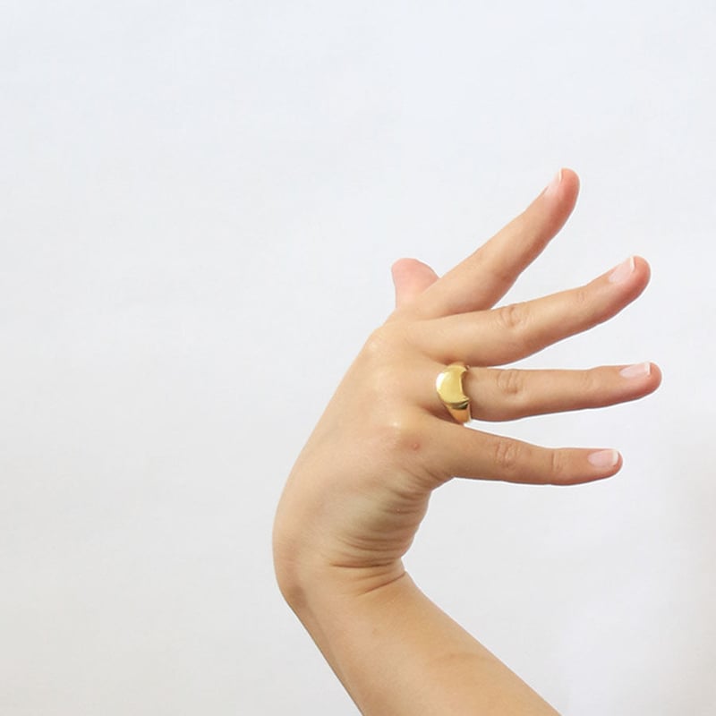 CAT SIGNET RING 真鍮キャットシグネットリング | NECOREPA STORE