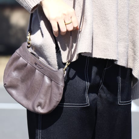 CAT FACE GATHER POCHETTE   SMALL