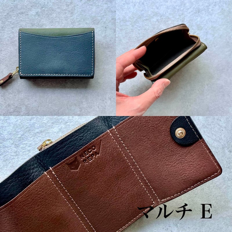 マイクロウォレット ジップ マルチA~E【kura】世界でたった1つ「Only